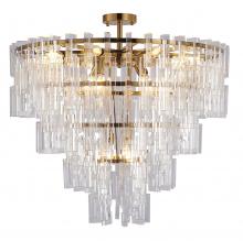  LX54L - Metal & Acrylic Chandelier