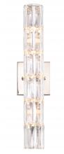  MBC11031-450 - Metal & Crystal Wall Sconce