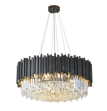  MU10C28BLK - Black Chandelier