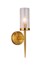  MU27S - Antique Brass Wall Sconce