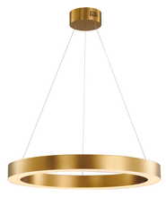 Bethel International Canada MU30B - Antique Brass LED Chandelier