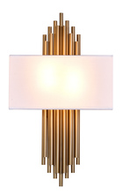  MU37SW18G - Metal & Fabric Wall Sconce