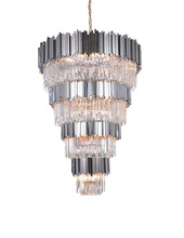  MU66SHN - Shiny Nickel Chandelier