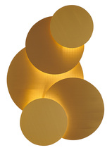  MU80W17BR - Brass LED Wall Sconce