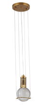  MU91P5BR - Antique Brass Single Pendant Lighting