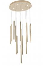  TR17 - Gold LED Chandelier