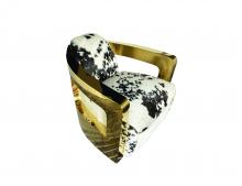  YH113COWHIDE - Gold Living Room Furniture