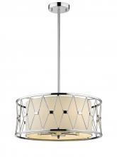  YS6216-5P - Shiny Nickel Chandelier