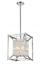  YS6222-4PS - Chrome Chandelier