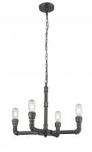  YS8085-4 - charcoal Black Chandelier