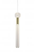  ZD08P31G - Metal & Glass LED Pendant