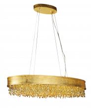  ZL13OV-GD - Gold LED Chandelier