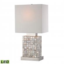 ELK Home 112-1155-LED - Sterling 17&#39;&#39; High 1-Light Table Lamp - Chrome - Includes LED Bulb