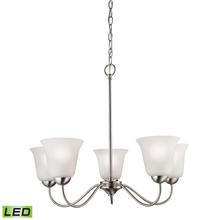  1205CH/20-LED - Thomas - Conway 26'' Wide 5-Light Chandelier - Brushed Nickel