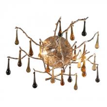  1720/2 - Bijou 2 Light Wall Sconce In Silver Leaf