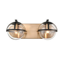 ELK Home 18651/2 - Davenay 16&#39;&#39; Wide 2-Light Vanity Light - Satin Brass