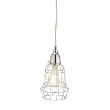  225040 - Silver Wire Barrel Pendant Light