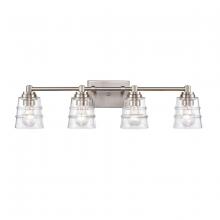 ELK Home 67963/4 - Pulsate 30.25&#39;&#39; Wide 4-Light Vanity Light - Satin Nickel