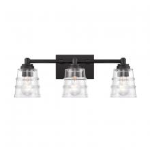 ELK Home 67982/3 - Pulsate 21.5&#39;&#39; Wide 3-Light Vanity Light - Matte Black