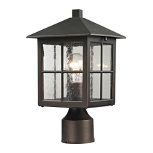 ELK Home 8201EP/70 - Thomas - Shaker Heights 11&#39;&#39; High 1-Light Outdoor Post Light - Hazelnut Bronze