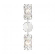 ELK Home 82195/2 - Forma de Crystal 21&#39;&#39; High 2-Light Sconce - Polished Chrome