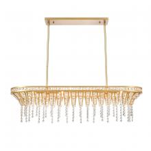 ELK Home 82226/4 - Fantania 36&#39;&#39; Wide 4-Light Linear Chandelier - Champagne Gold