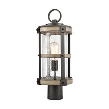 ELK Home 89148/1 - Annenberg 19&#39;&#39; High 1-Light Outdoor Post Light - Anvil Iron