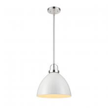  89650/1 - Somerville 12'' Wide 1-Light Pendant - Gloss White