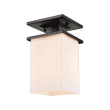 ELK Home EN110136 - Thomas - Broad Street 5.5&#39;&#39; Wide 1-Light Outdoor Flush Mount - Textured Matte Black