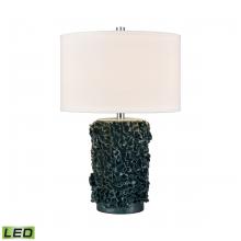  H0019-11091-LED - Larkin 25'' High 1-Light Table Lamp - Green Glazed - Includes LED Bulb