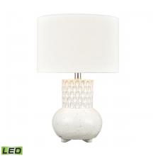 ELK Home H0019-7991-LED - Delia 21&#39;&#39; High 1-Light Table Lamp - White - Includes LED Bulb