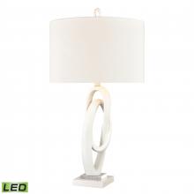 ELK Home H0019-8064-LED - Jovian 30&#39;&#39; High 1-Light Table Lamp - Matte White - Includes LED Bulb