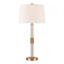 ELK Home H0019-9570 - Roseden Court 33&#39;&#39; High 1-Light Table Lamp - Aged Brass