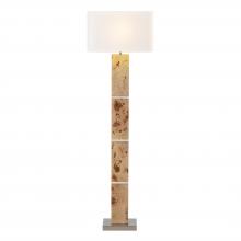  H0809-11132-LED - Cahill 63'' High 1-Light Floor Lamp - Natural Burl - Includes LED Bulb