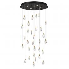  E11070-122BKPG - Pebble-Multi-Tier Chandelier